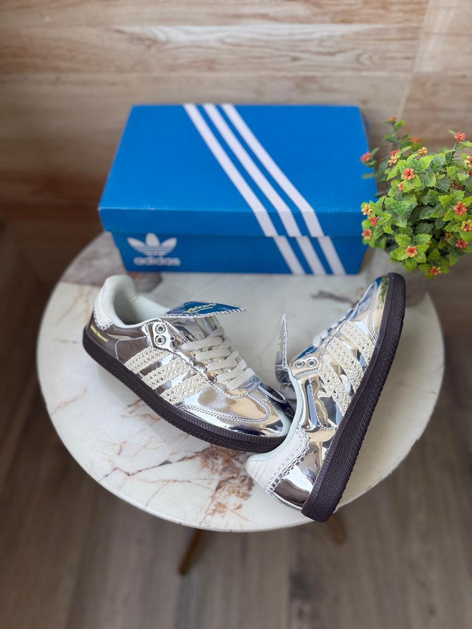 Adidas Samba x Wales Bonner Silver – Limited Edition