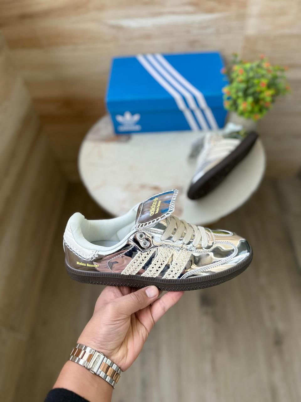 Adidas Samba x Wales Bonner Silver – Limited Edition