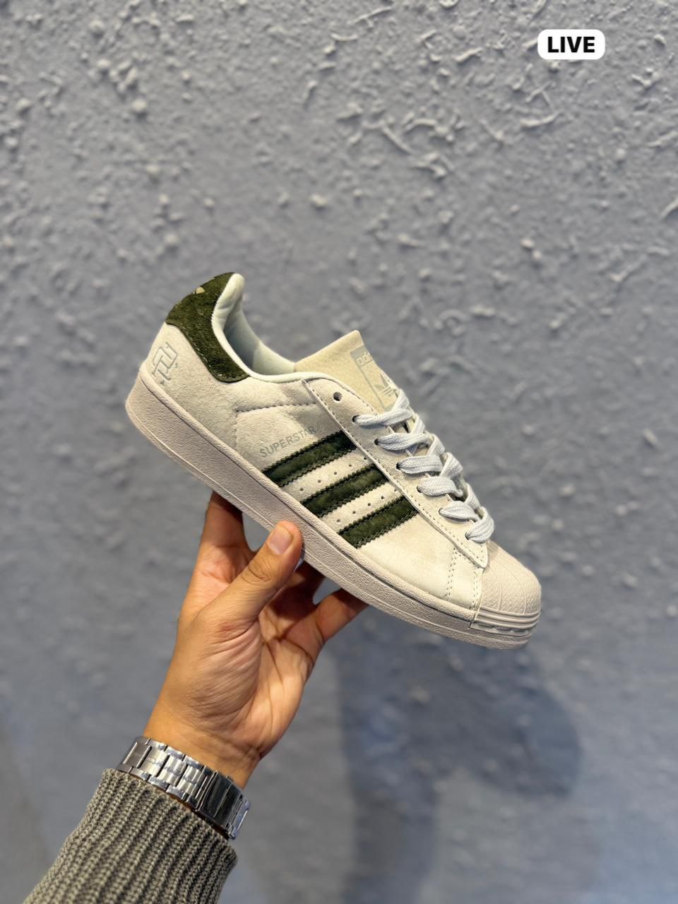 Adidas Original Superstar Undefeated Suede White sneaker for Men's