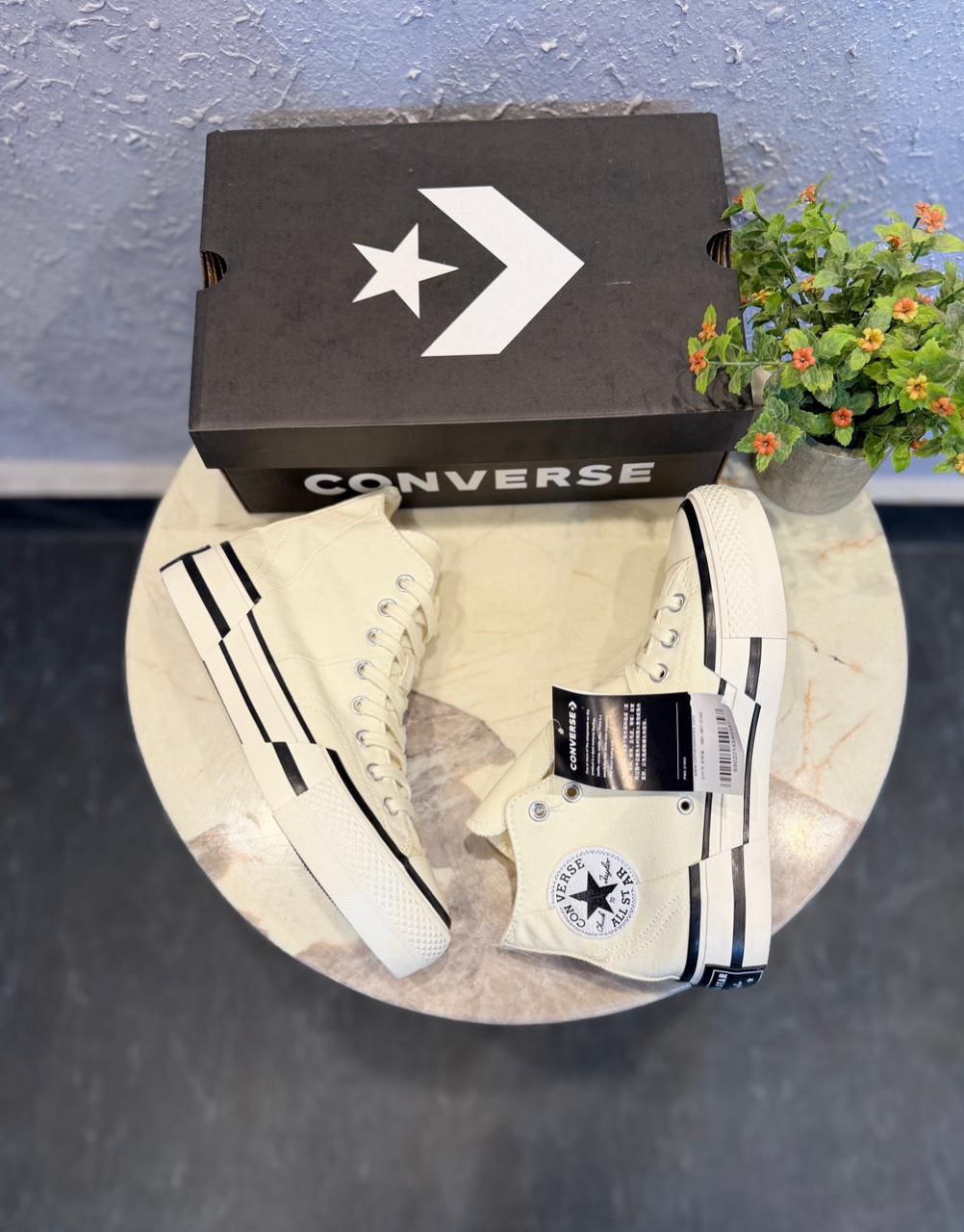 Converse Chuck Mid Plus White Sneaker for Men's