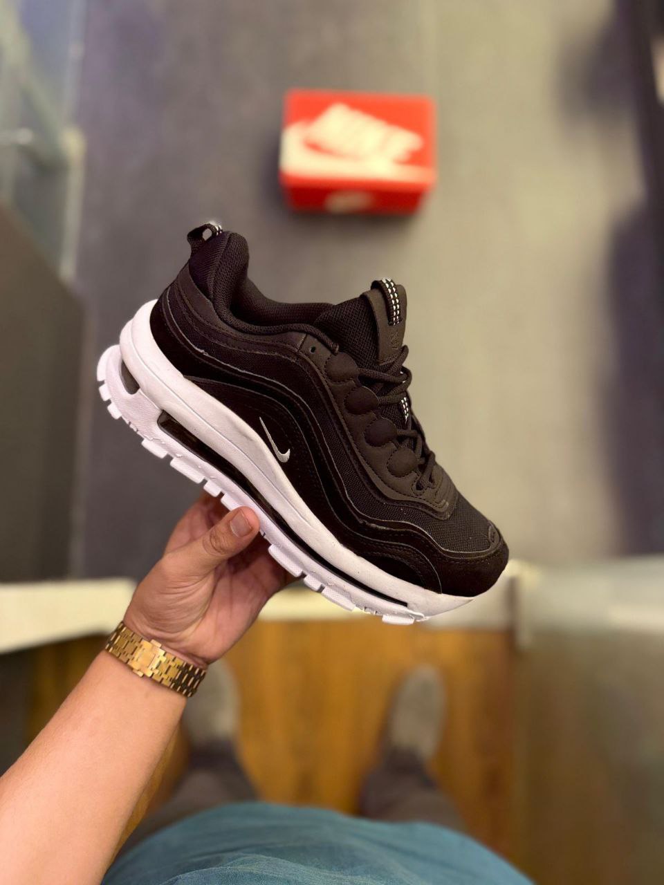 Nike Airmax 97 Futura Black White Sneaker for Men's