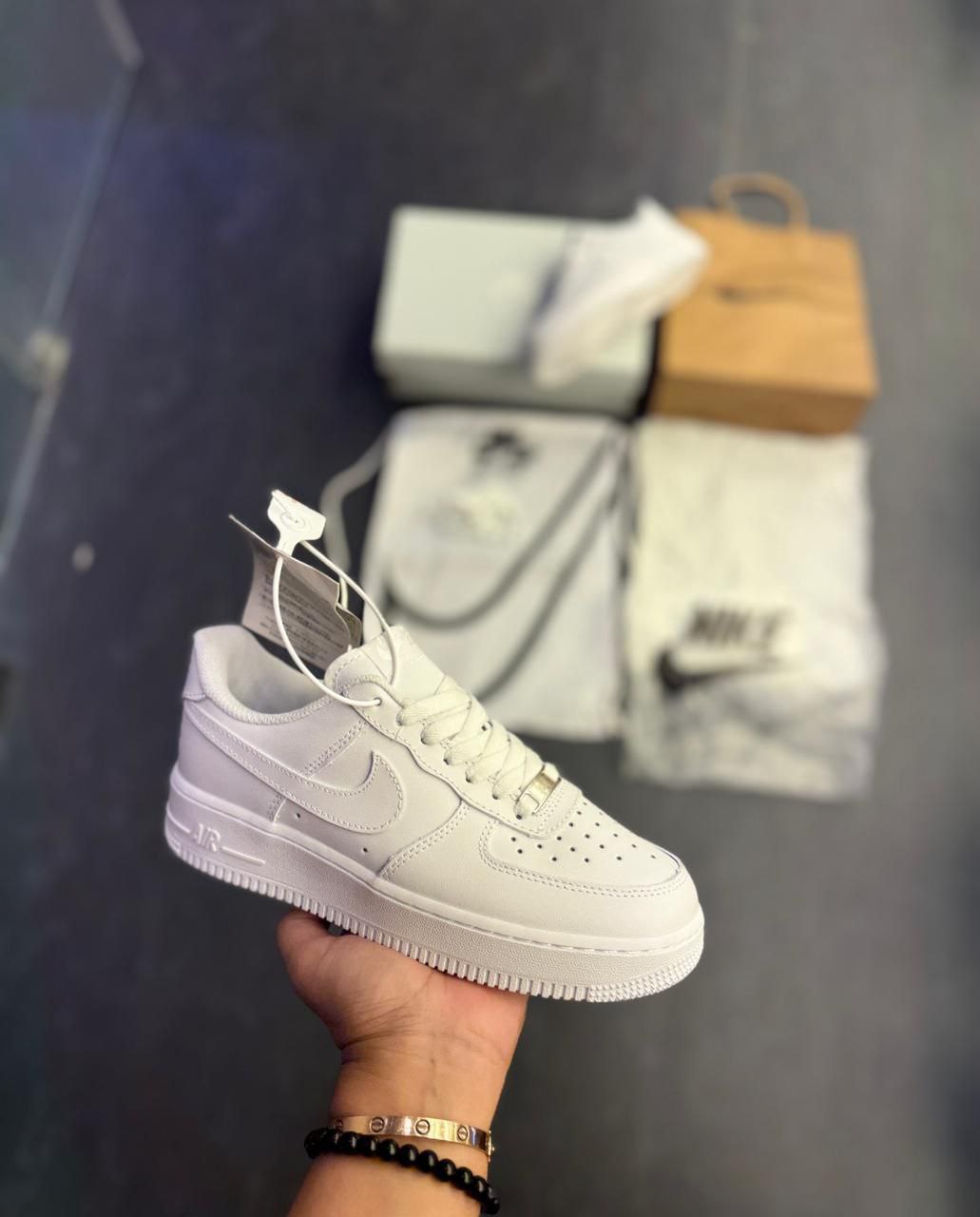 Nike Airforce 1 White Sneaker for Men's