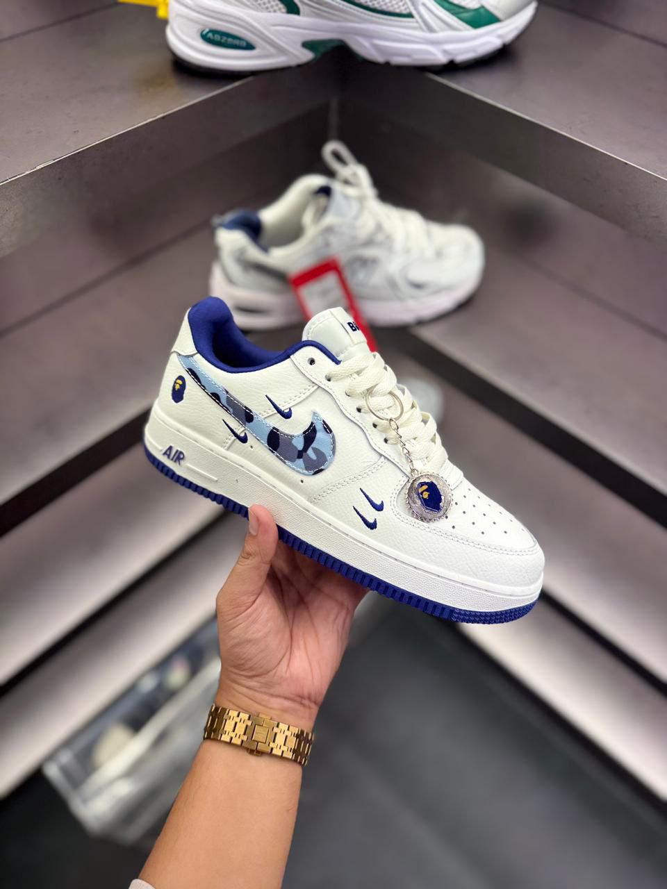 Nike Airforce Custom Bape Sneaker for Men's