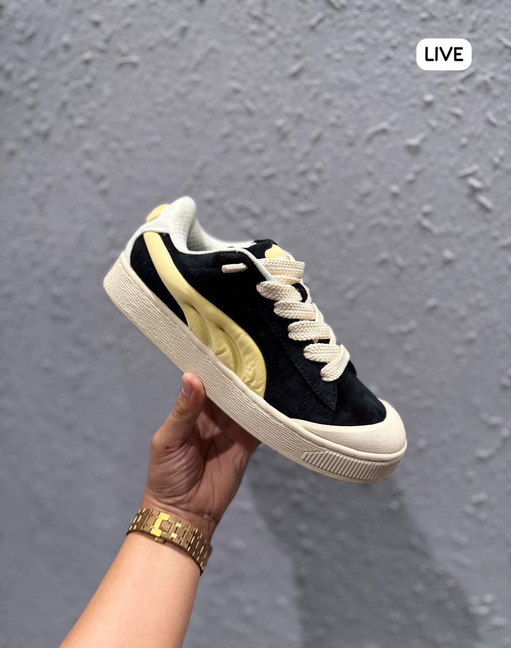 Puma Xl Suede Crush Black Sneaker for Men's