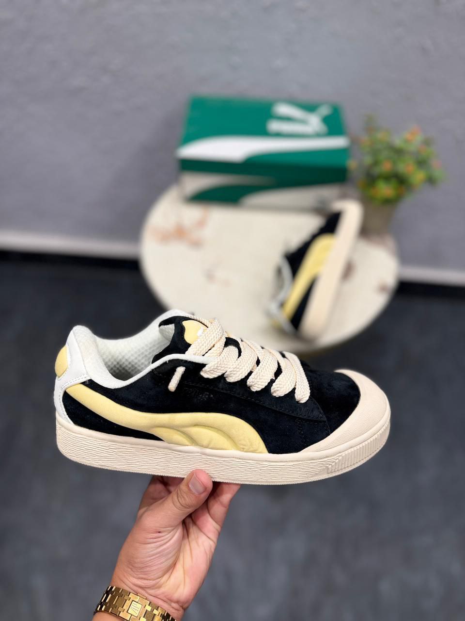 Puma Xl Suede Crush Black Sneaker for Men's