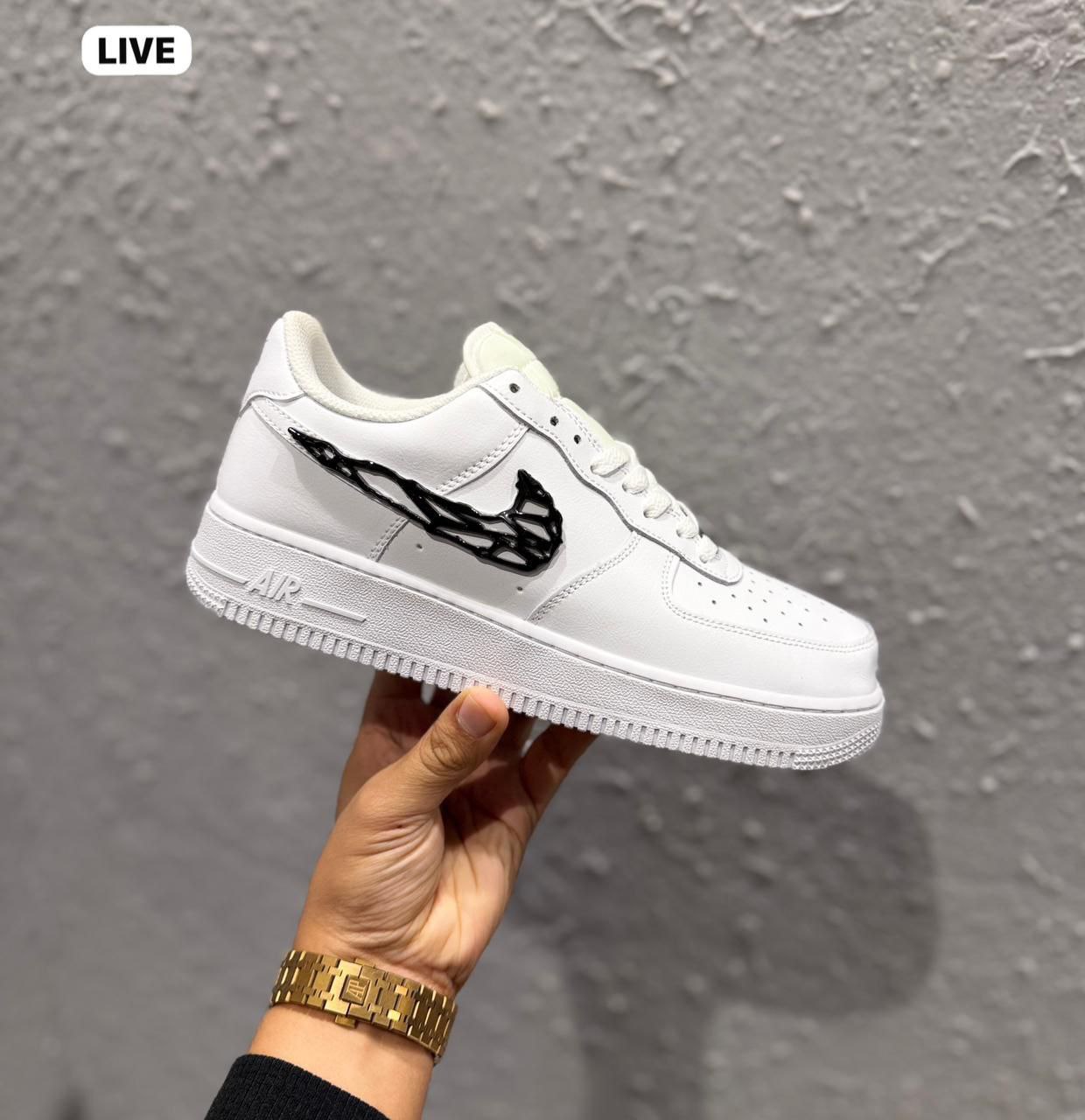 Nike Airforce One Molten Metal Venom Sneaker for Men's