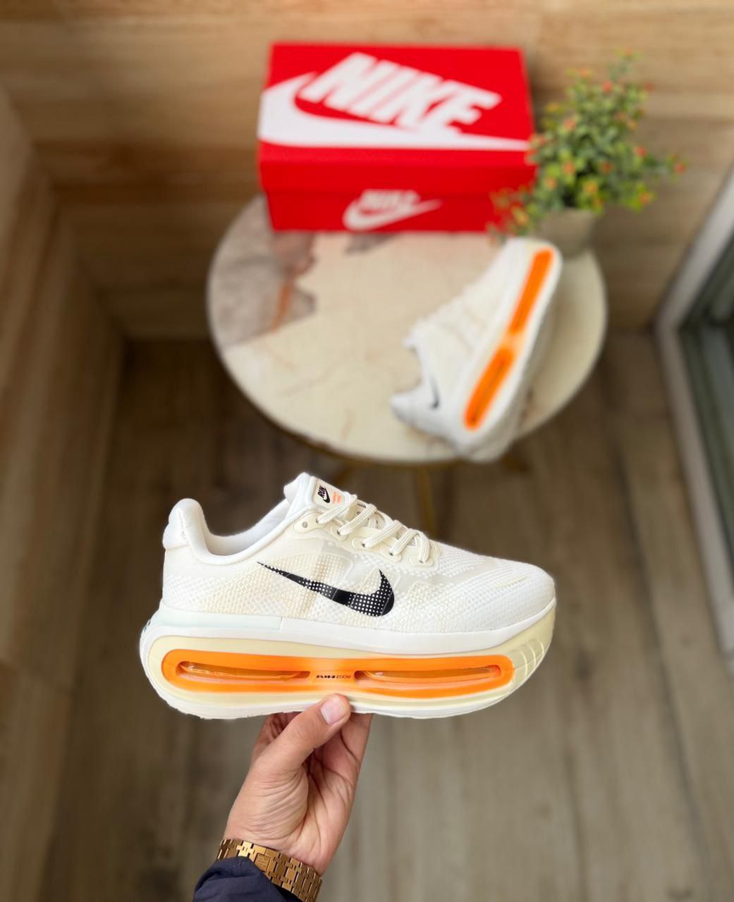 Nike Vomero Premium white road running shoes