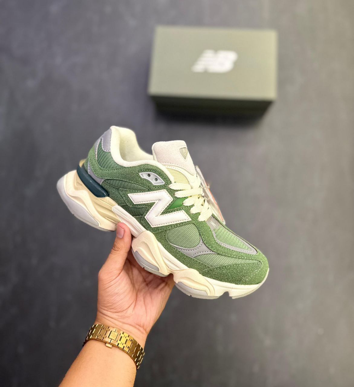 New Balance 9060 Nori Green Sneaker