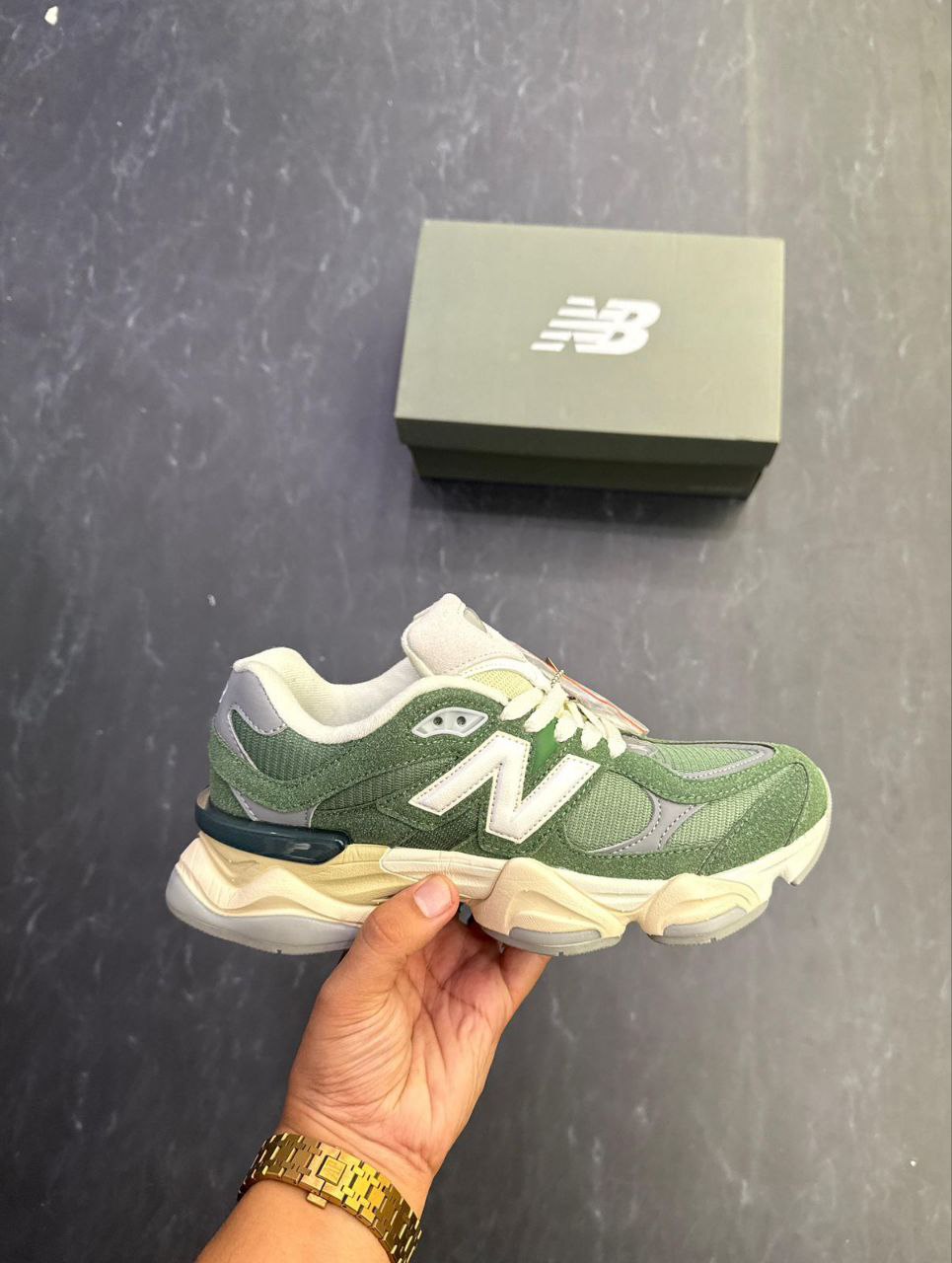 New Balance 9060 Nori Green Sneaker
