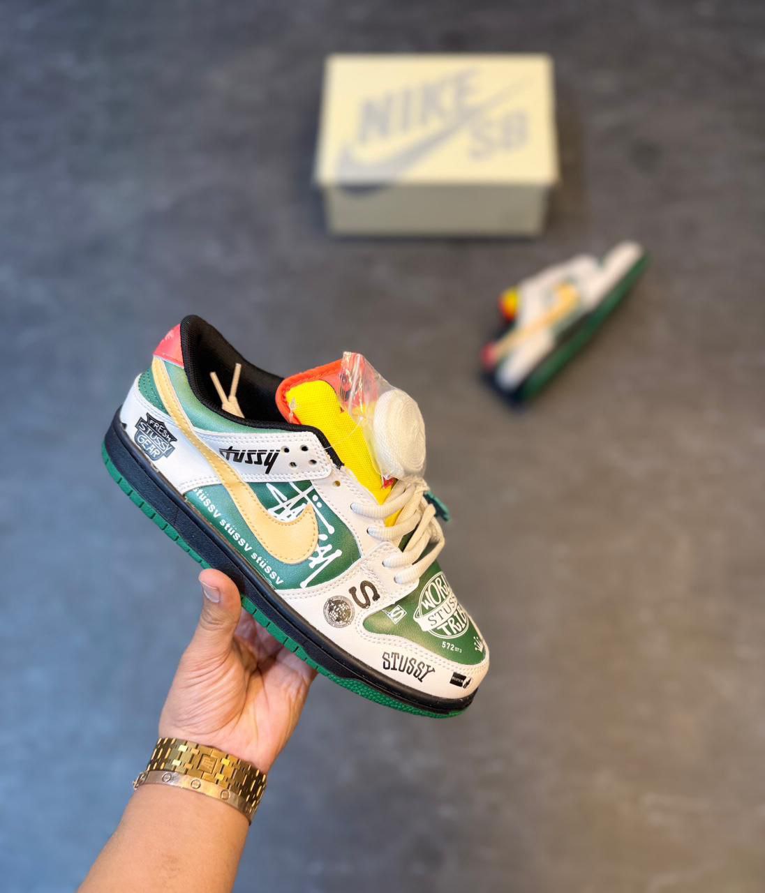 Nike Sb Dunk Stussy Just Do It Sneaker for Men's