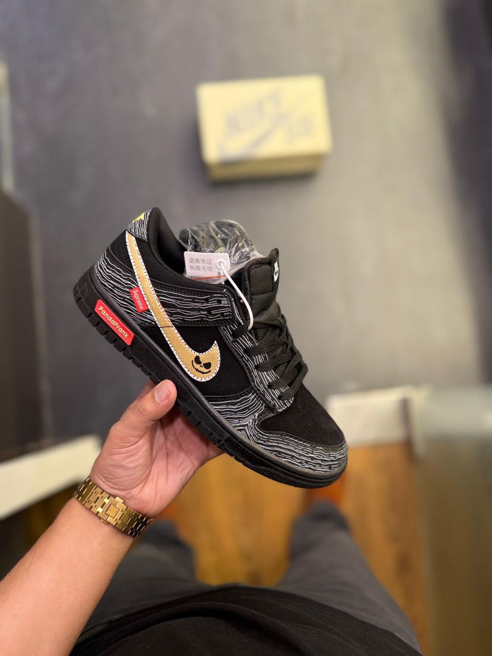 Nike Sb Dunk Supreme Zebra 2025 Sneaker for Men's